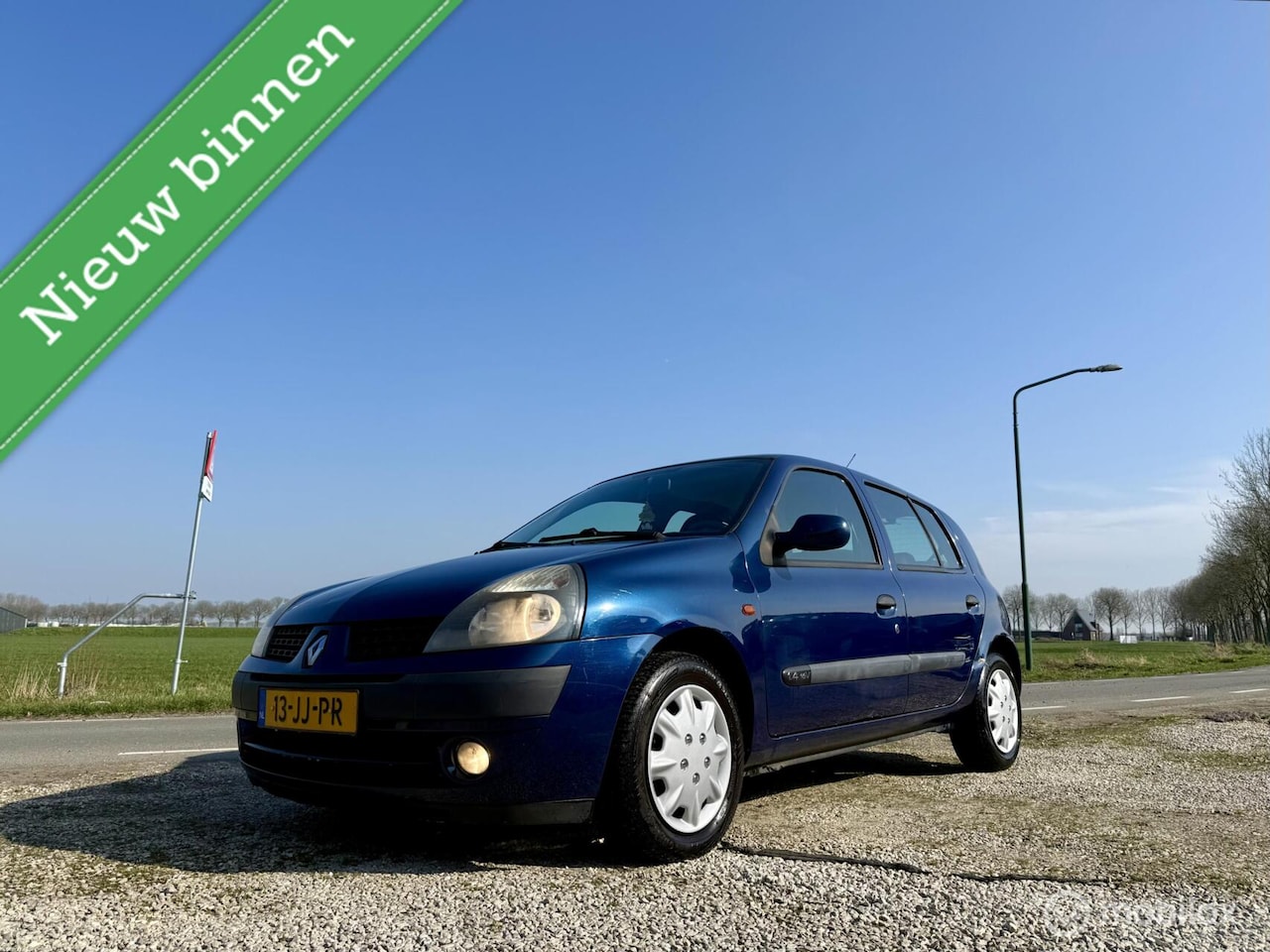 Renault Clio - 1.4-16V Expression 1.4-16V Expression, BJ 2002, Lage km stand NAP - AutoWereld.nl