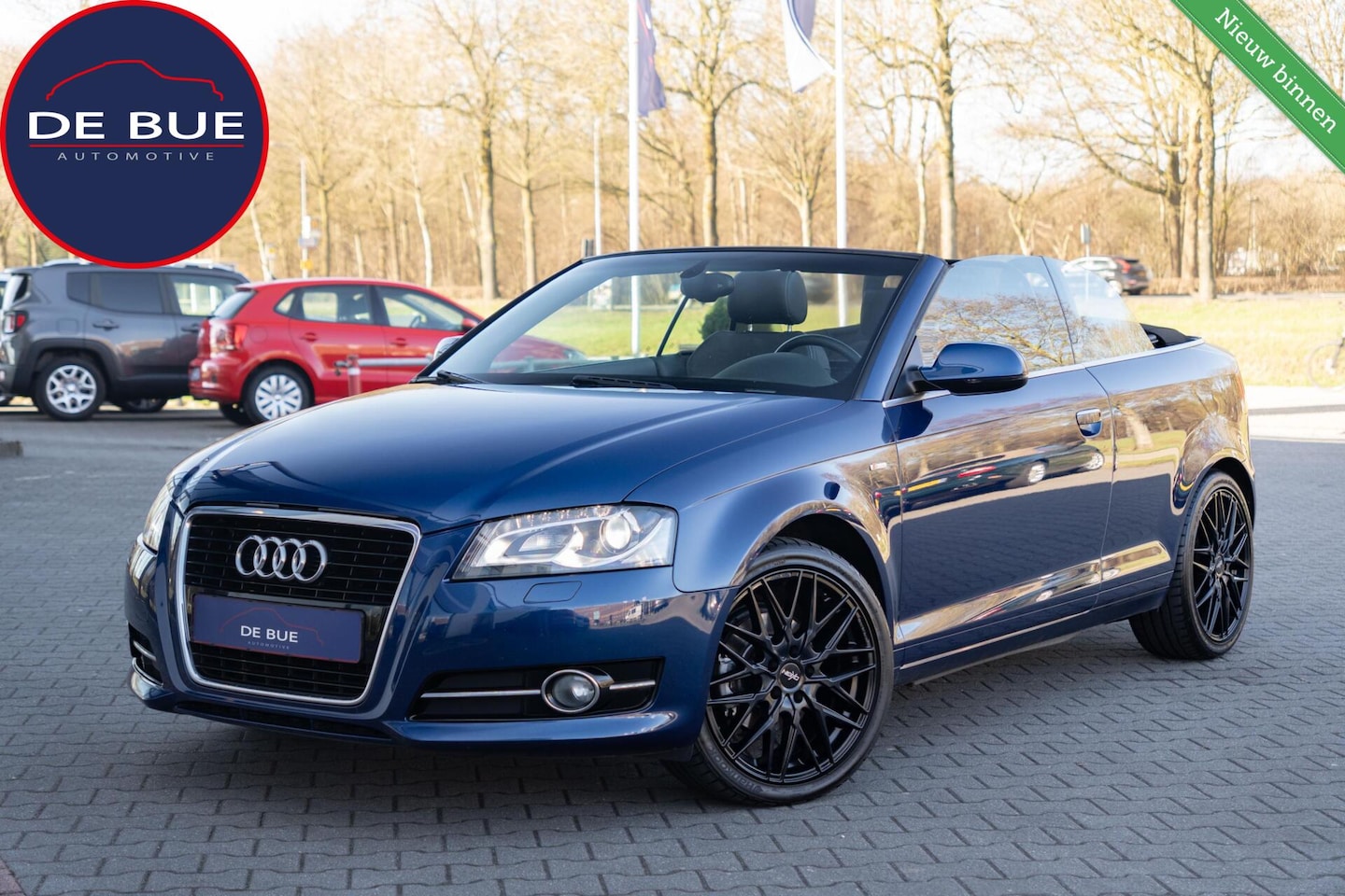 Audi A3 Cabriolet - 1.2 TFSI 105Pk|S-Line|Org NL NAP|Xenon|Cabriolet|Top Conditie|6BAK|Scubablauw Metallic|Vol - AutoWereld.nl
