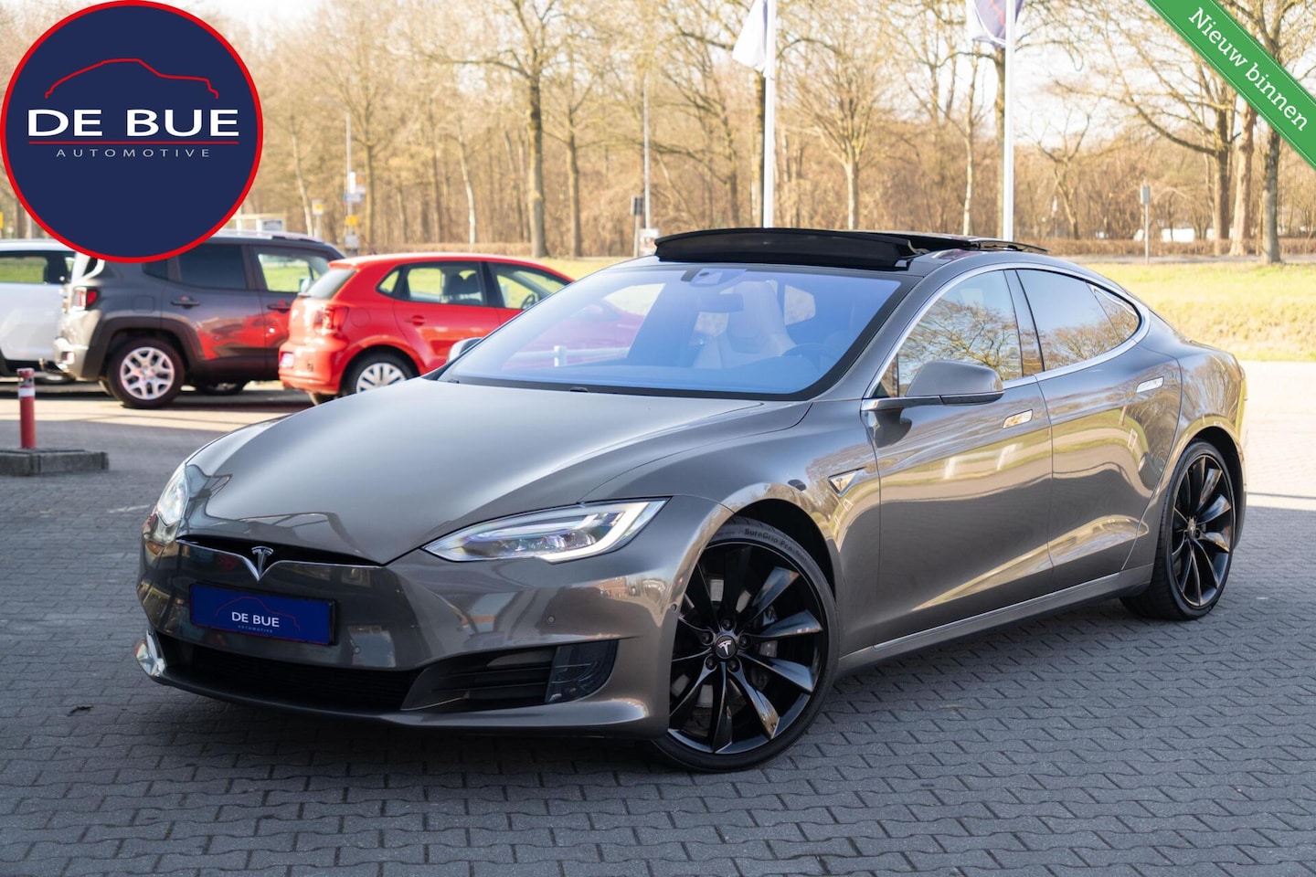 Tesla Model S - Facelift|Free SuperCharge|Panoramadak|BTW|21 inch Turbine|SOH 93|Leder|Titanium|Org. NL|2 - AutoWereld.nl