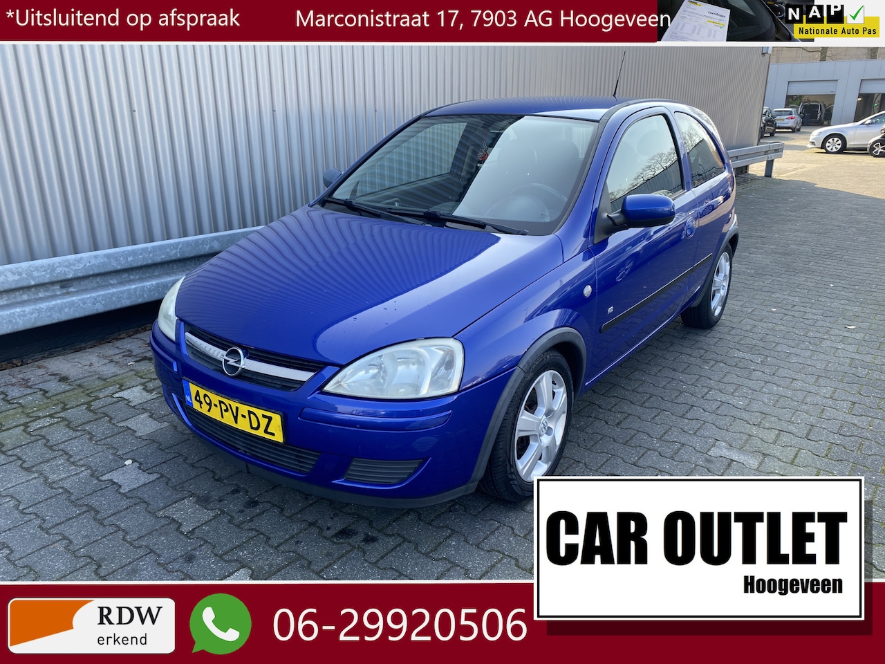 Opel Corsa - 1.2-16V Full Rhythm A/C, Pioneer Audio, LM, Trekh, nw. APK – Inruil Mogelijk – - AutoWereld.nl