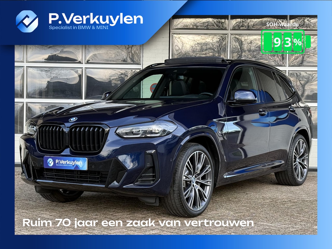 BMW X3 - xDrive30e M SPORT | PANORAMA | TREKHAAK | HEAD UP | 21" LM VELGEN | SIDE ASSIST | - AutoWereld.nl