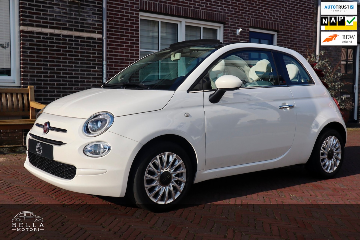 Fiat 500 C - 0.9 TwinAir Lounge | Cabrio | Cruise control | Uconnect touchscreen | Bluetooth | Multifun - AutoWereld.nl