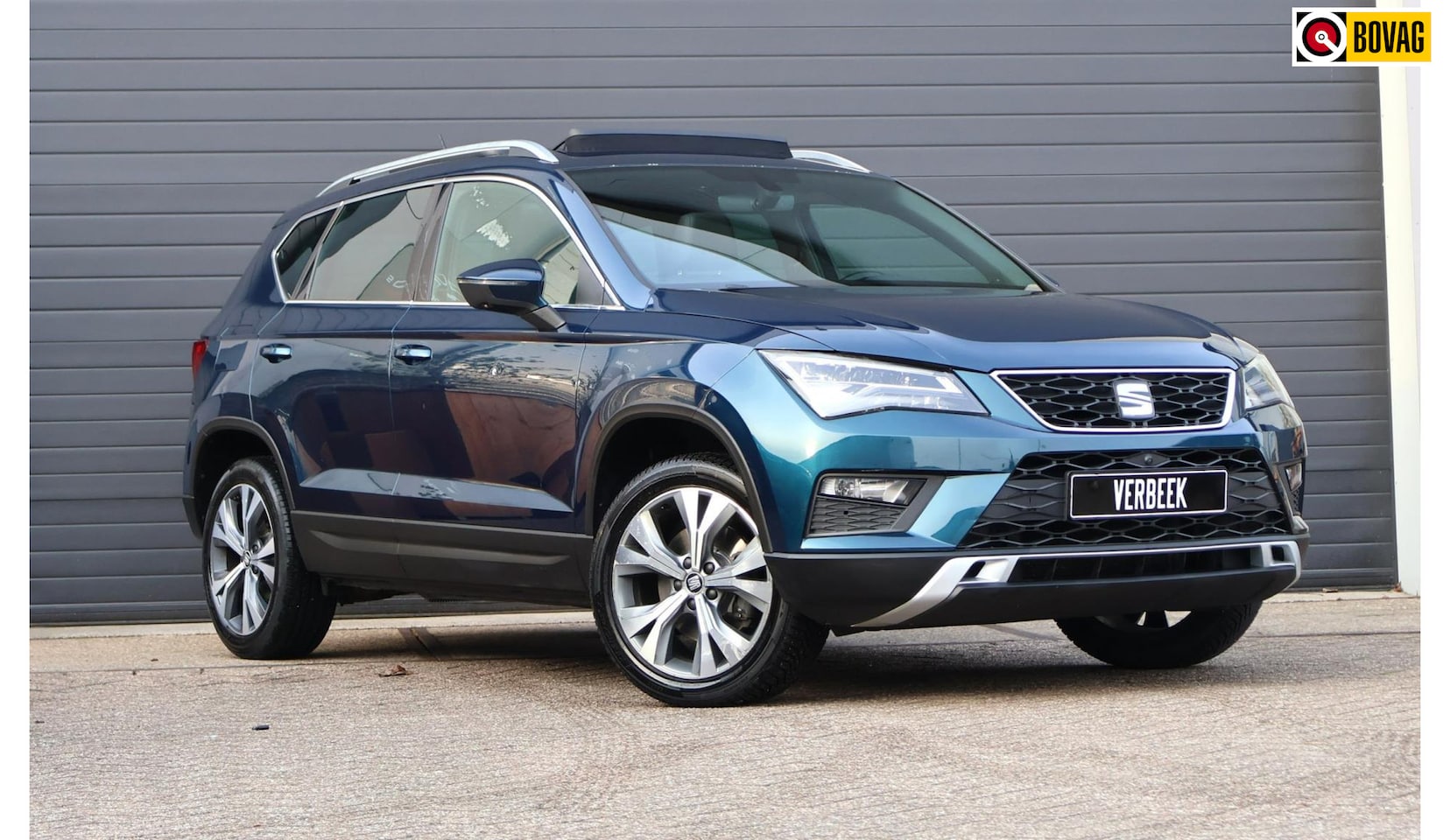 SEAT Ateca - 1.4 EcoTSI Xcellence Pano/Led/360Camera/Alcantara/Navi/Carplay - AutoWereld.nl