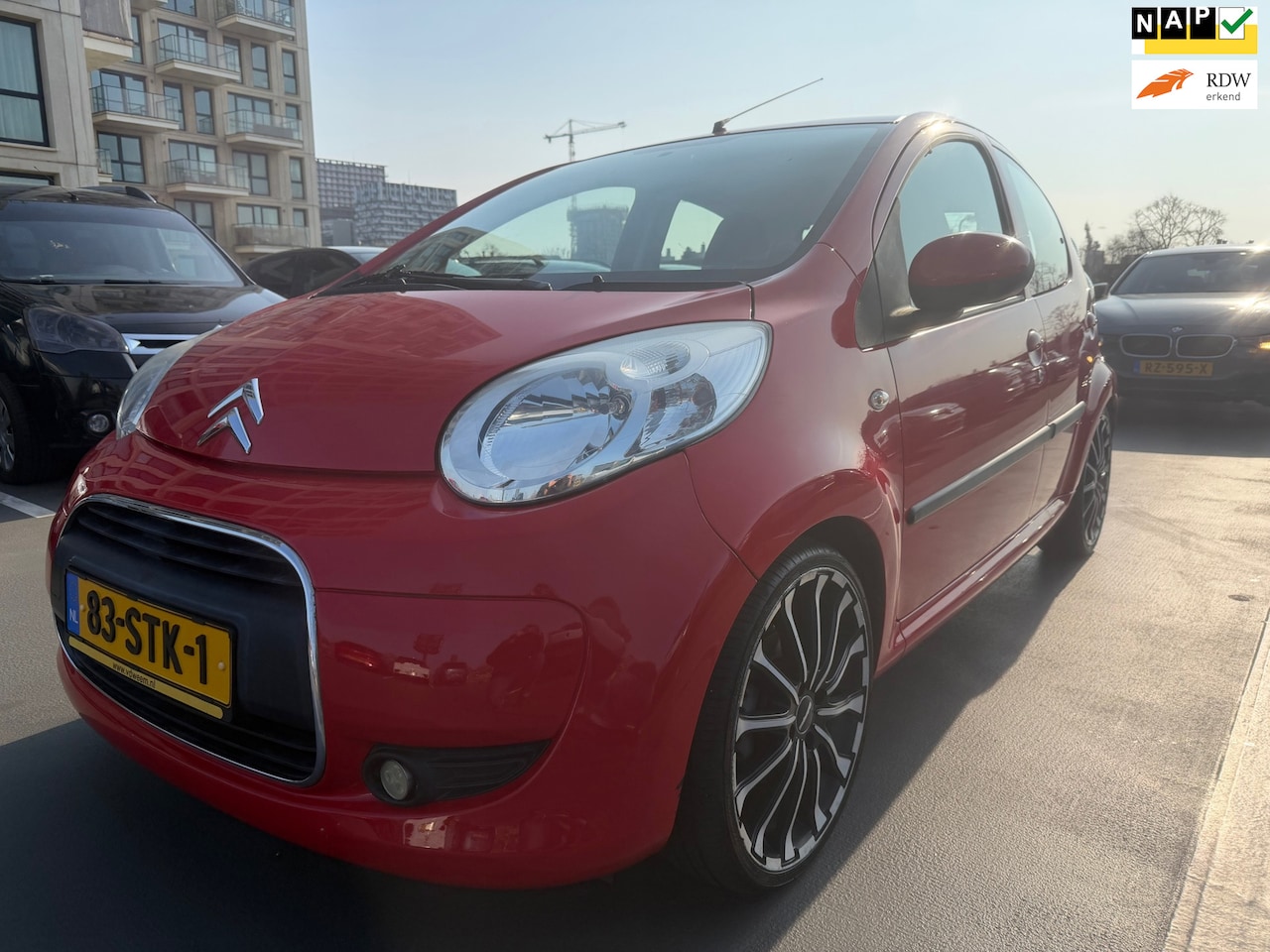 Citroën C1 - 1.0-12V Selection Airco Navi 17" Sports Velgen Dubbel Uitlaat Uniek - AutoWereld.nl