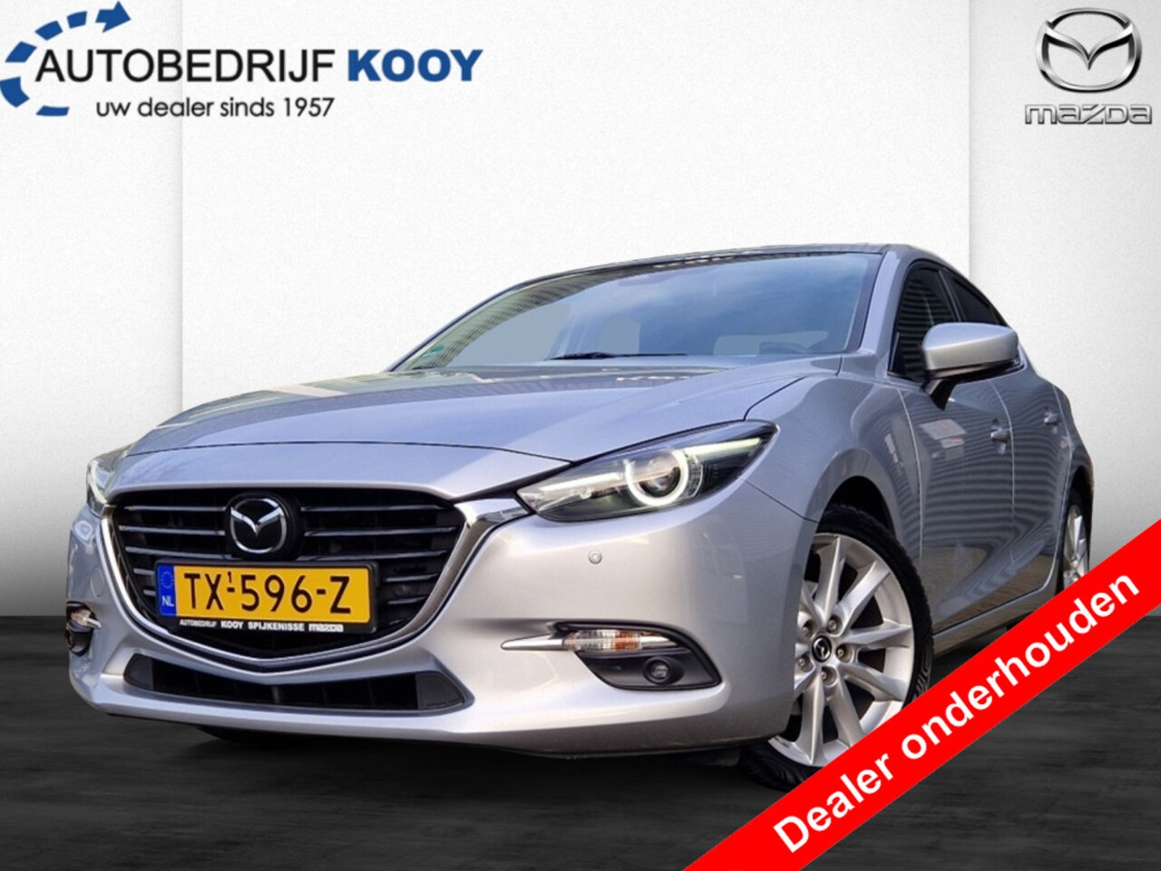 Mazda 3 - 2.0 120pk GT-M / Camera / Bose / Leder / Navigatie / NL-Auto - AutoWereld.nl