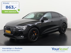 Audi e-tron Sportback - 55 quattro S-Line Black Edition 95 kWh | All-in 863, - Private Lease | Direct uit voorraad
