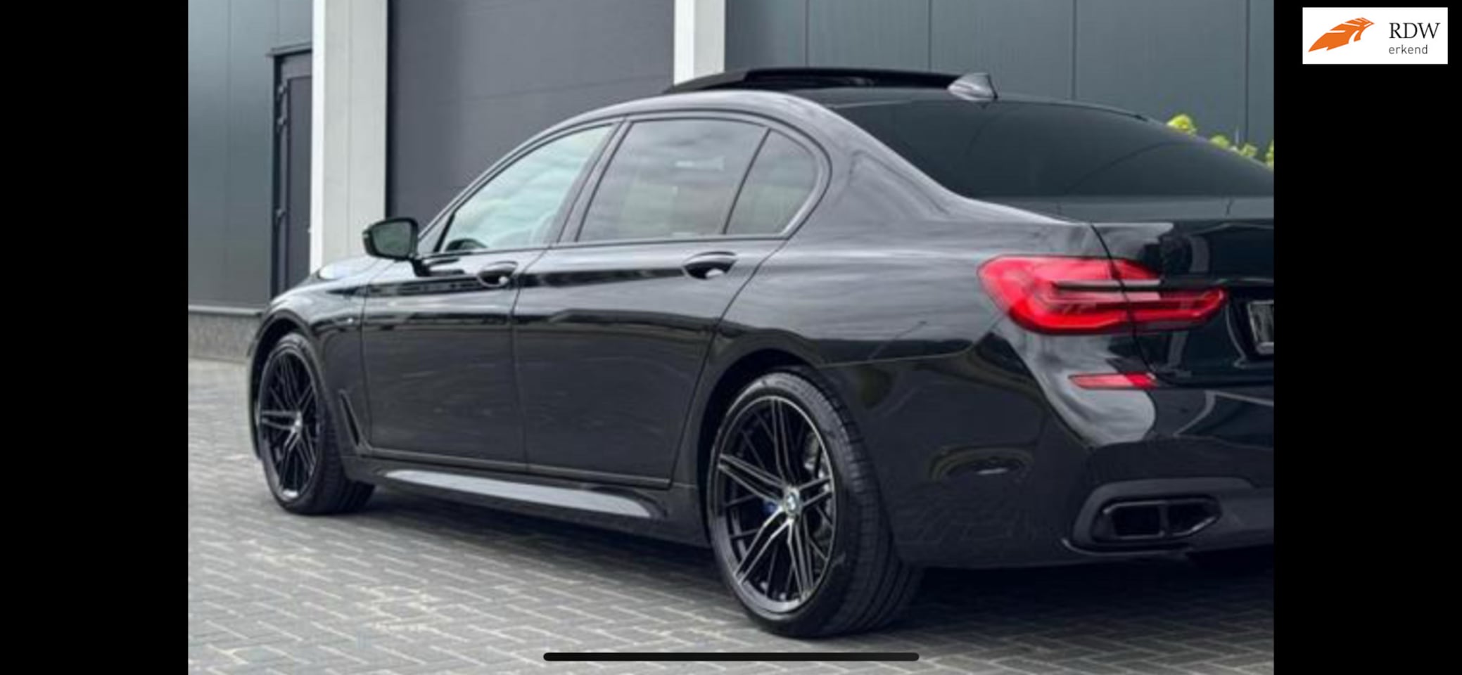 BMW 7-serie - 750Li M Sport zwart zwart carbon zeer mooie auto! High executive - AutoWereld.nl