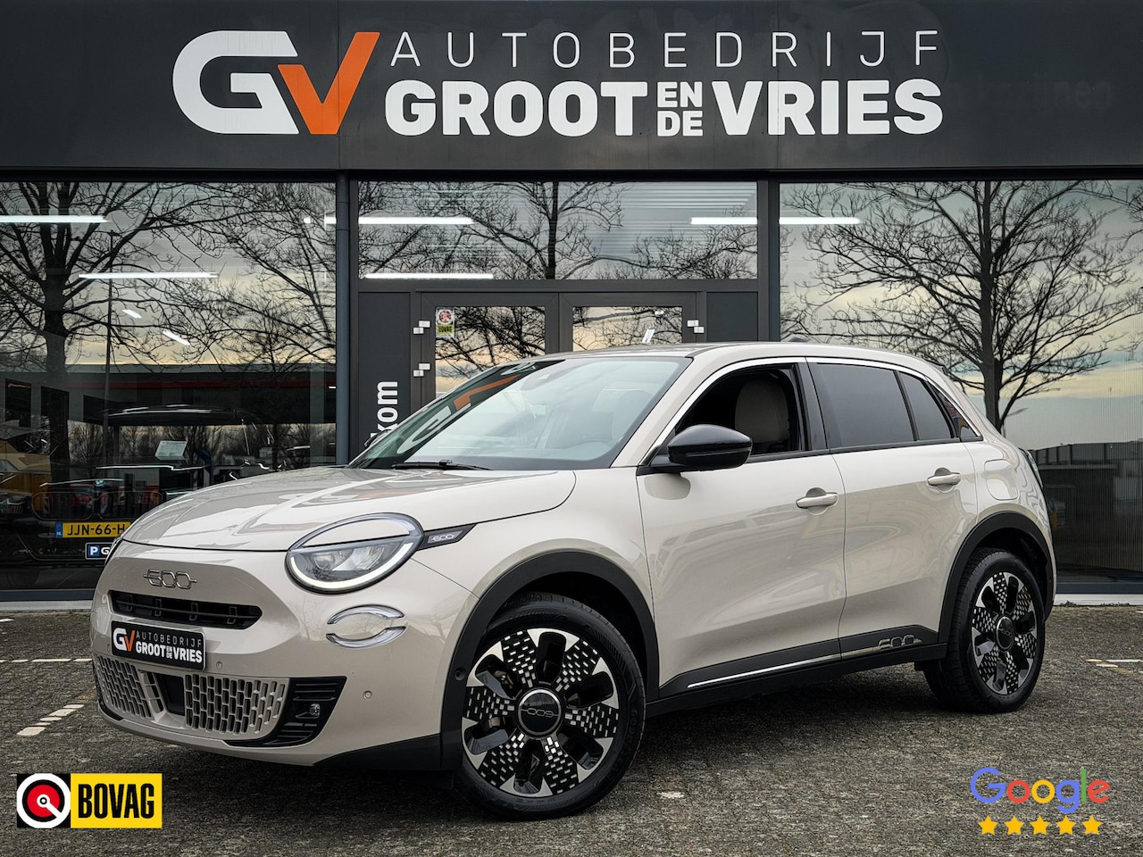 Fiat 600e - La Prima 54 kWh Camera|Massage|Carplay|Leer - AutoWereld.nl
