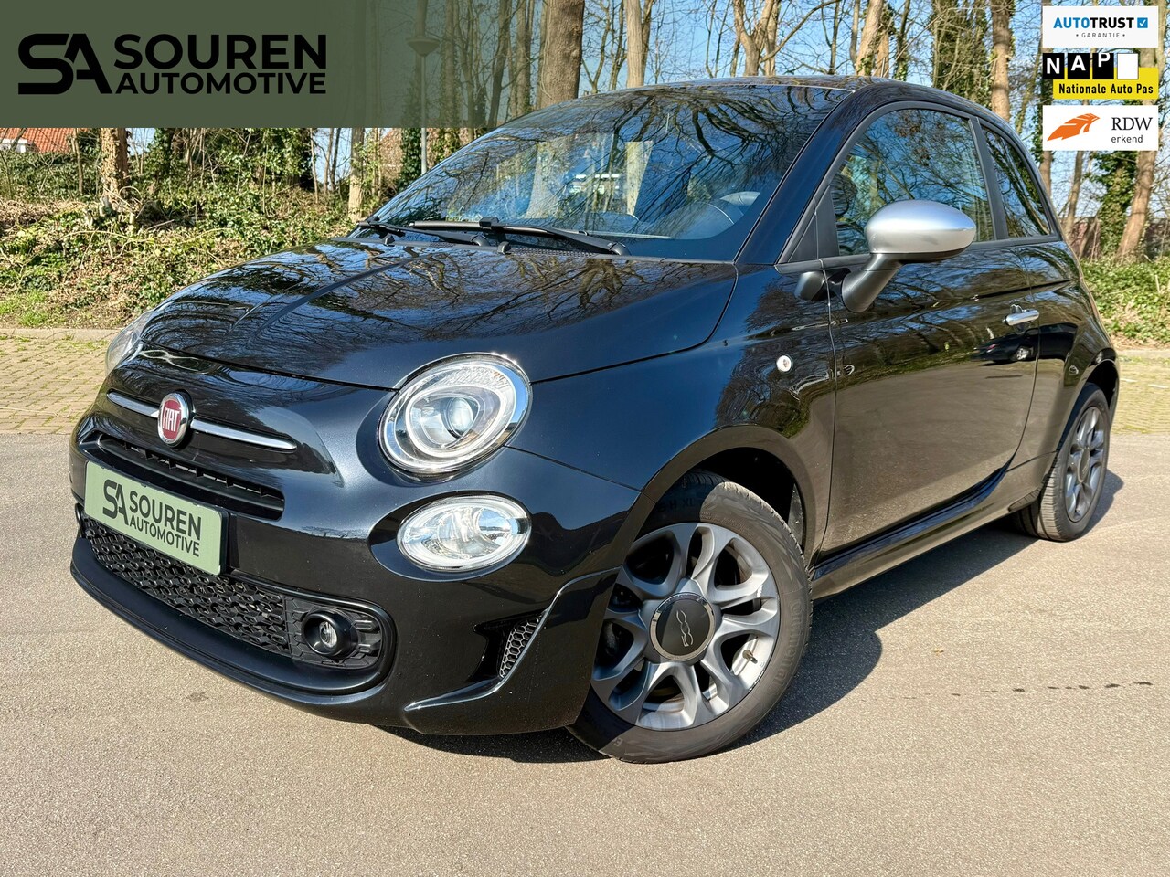 Fiat 500 - 1.0 Hybrid Rockstar / airco / Apple Carplay/Android Auto / Cruise control / Lichtmetalen v - AutoWereld.nl