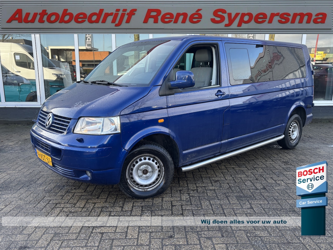 Volkswagen Transporter - 2.5 TDI 340 L2 131 PK | Dubbel Cabine | Trekhaak | Cruise | Elektrische Ramen - AutoWereld.nl
