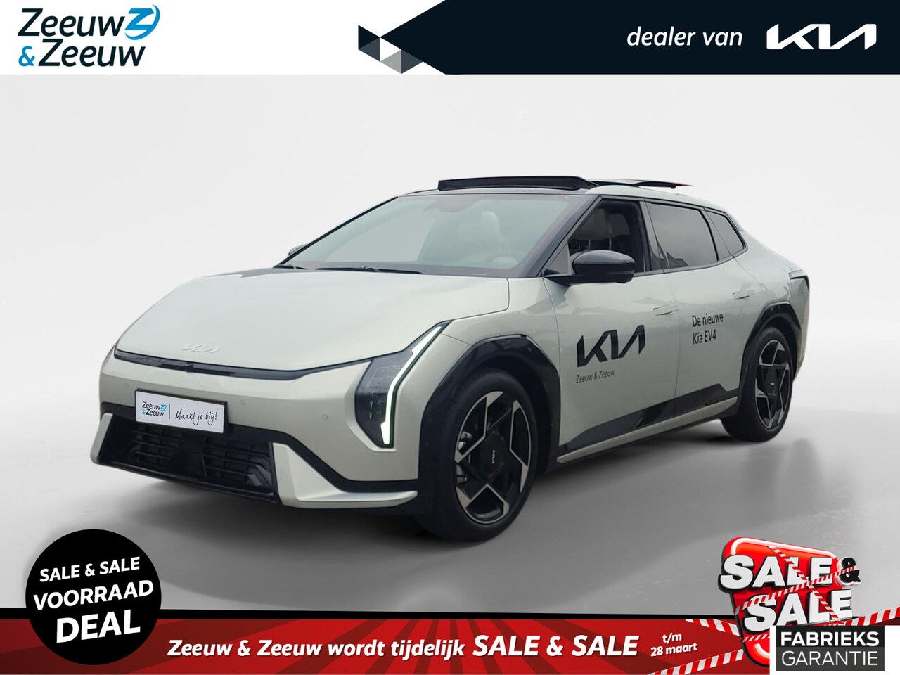 Kia EV4 - GT-PlusLine 81.4 kWh Nieuw model | 204 PK | Fabrieksgarantie t/m 6-9-2032 + 3x 1 jaar*| NA - AutoWereld.nl