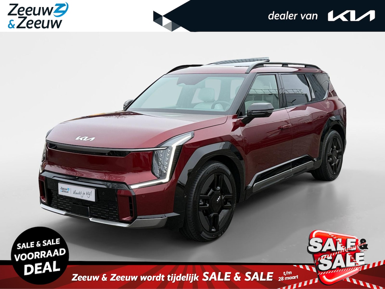 Kia EV9 - GT-Line AWD 6p. 99.8 kWh Nu te bestellen! | € 3000 Inruilpremie | €700 korting op laadpaal - AutoWereld.nl