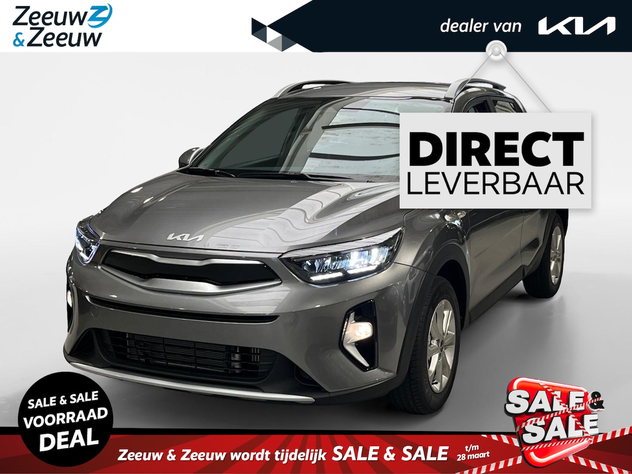 Kia Stonic - 1.0 T-GDi MHEV DynamicLine | Direct leverbaar! | Private lease actietarief vanaf €329,- p/ - AutoWereld.nl