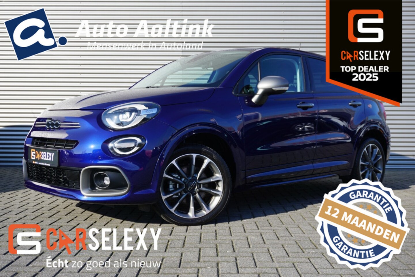 Fiat 500 X - 131PK Hybrid Sport | AUTOMAAT | CAMERA | SPORTSTUUR | NAVI - AutoWereld.nl