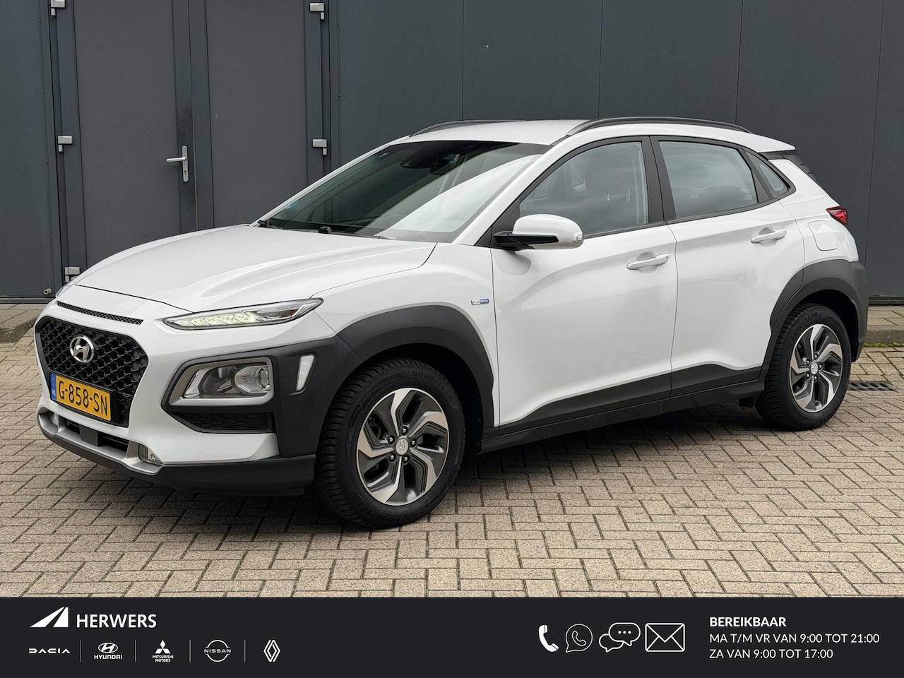 Hyundai Kona - 1.6 GDI HEV Comfort / Trekhaak ( 1300 KG Trekgewicht)  / Navigatie / Adaptieve Cruise Cont - AutoWereld.nl