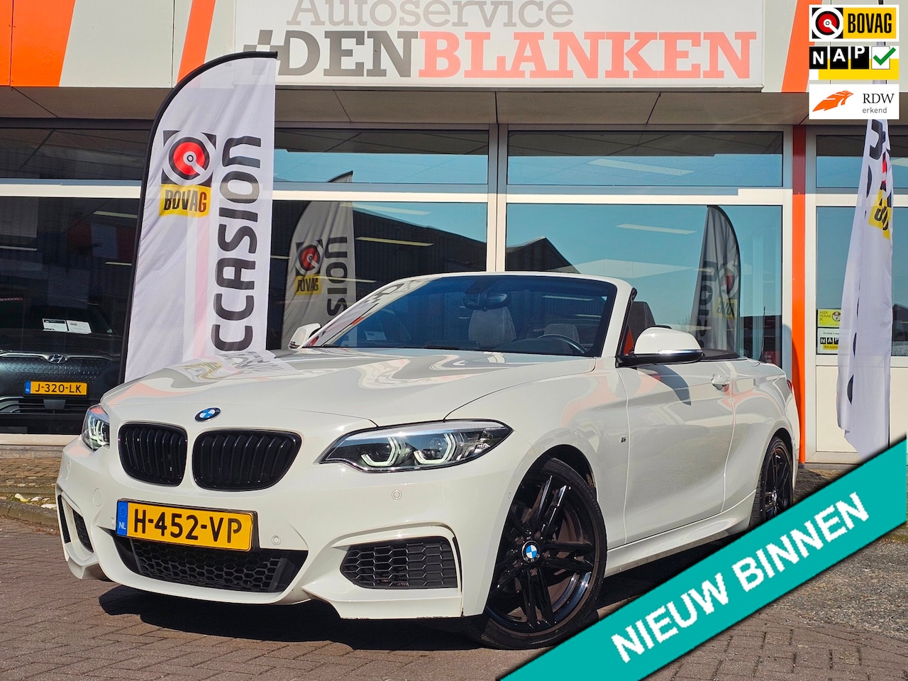 BMW 2-serie Cabrio - 218i Executive Edition M Sport Automaat BJ.2020 / Navi / 18"Lmv / Clima / Led Kopl. / Stoe - AutoWereld.nl