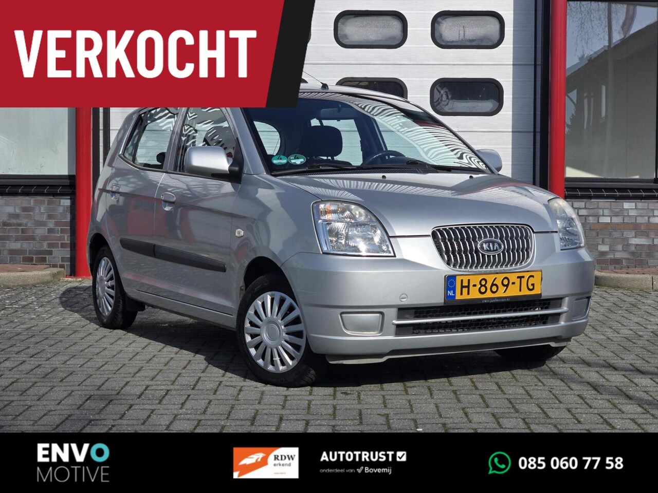 Kia Picanto - 1.1 LX Airco/Stuurbekrachtiging/APK/Lage KM - AutoWereld.nl