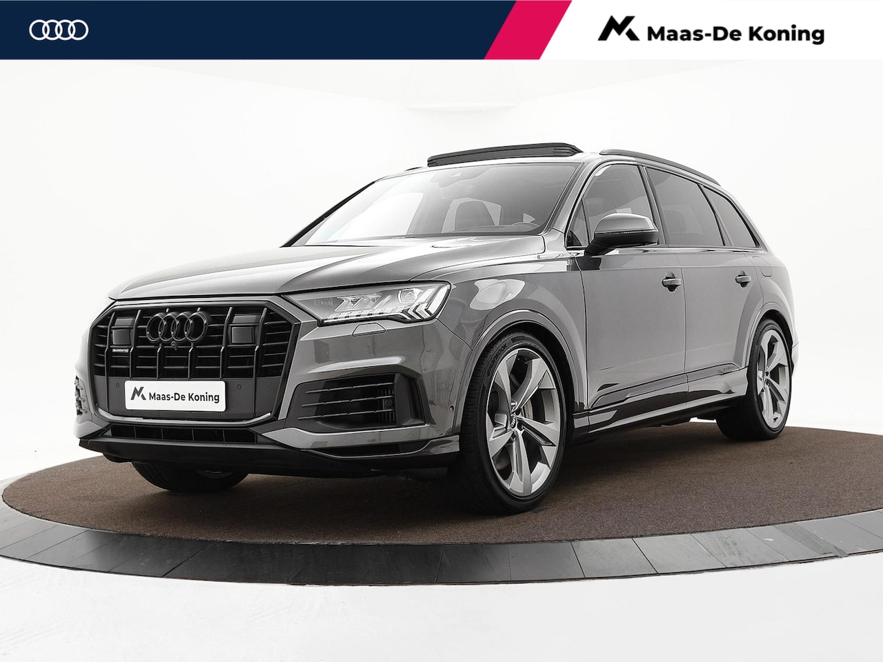 Audi Q7 - 55 TFSIe 380pk Tiptronic Quattro S Line · Panoramdak · Trekhaak ·  Leder · 360 Camera · Lu - AutoWereld.nl