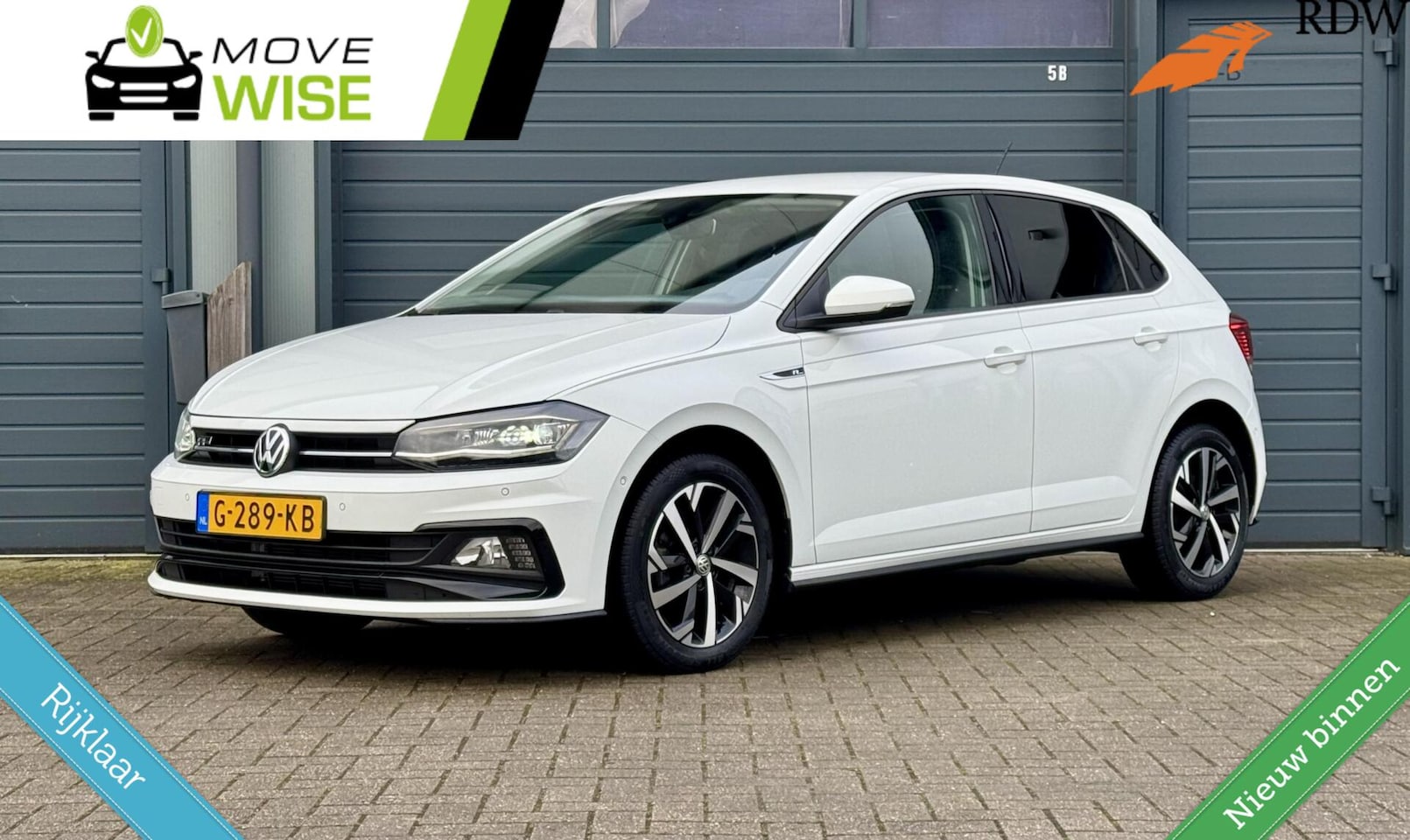 Volkswagen Polo - 1.0 TSI 95pk| R LINE | bj. 2019 | Adpt. Cruise | 5 Drs. | Trekhaak | Virtual Dash. | Rijkl - AutoWereld.nl