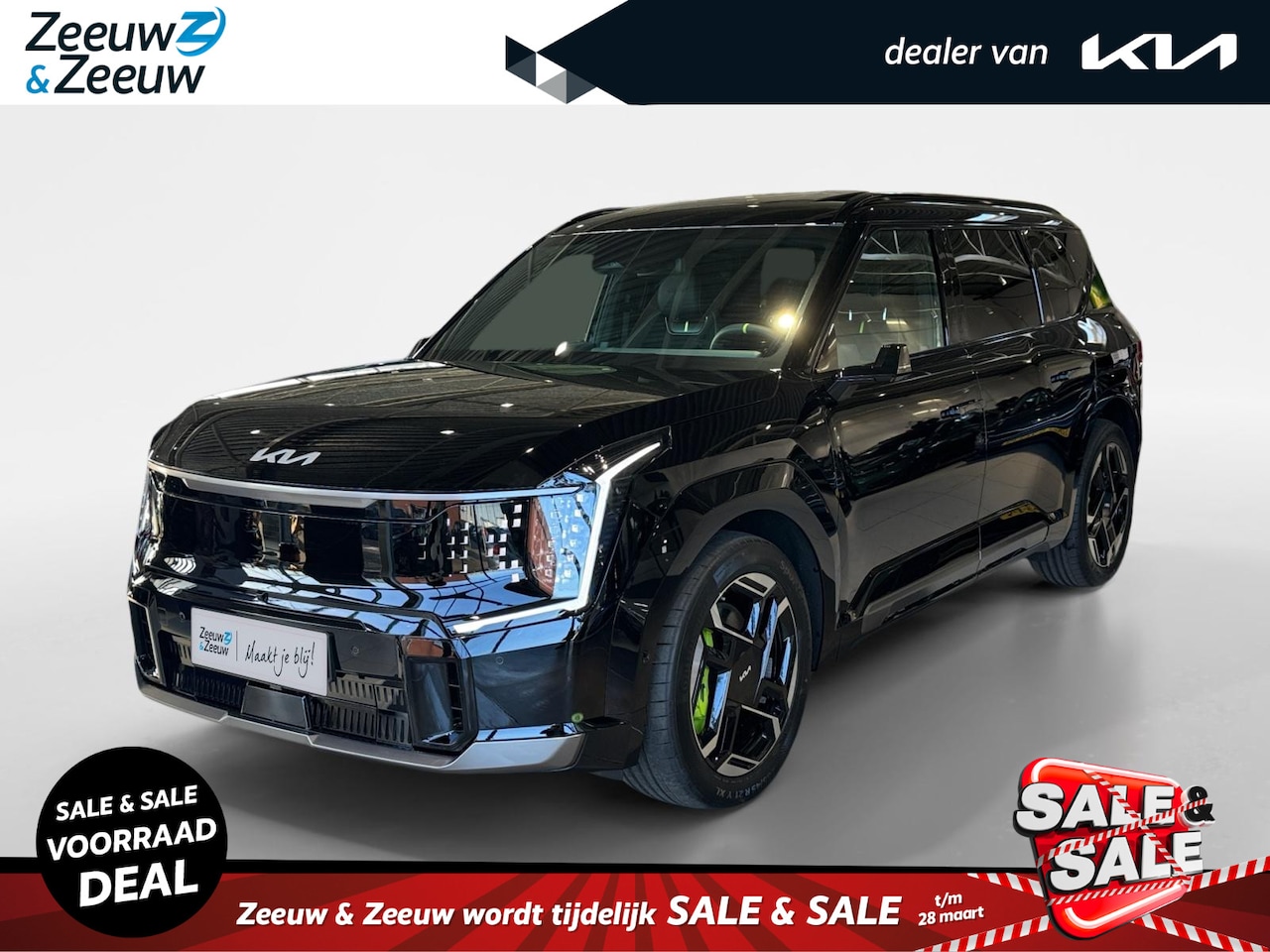 Kia EV9 - GT AWD 6p. 99.8 kWh Digital Grille verlichting | Elektronisch Sperdifferentieel | Elektron - AutoWereld.nl