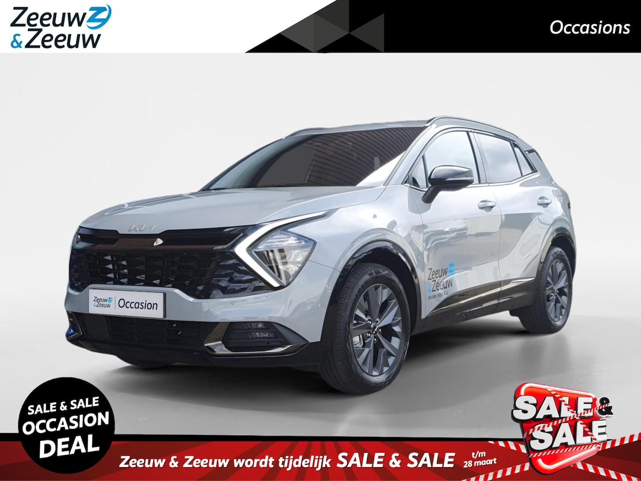 Kia Sportage - 1.6 T-GDi Hybrid Dark Edition | Elektrische bedienbare voorstoelen | Stoel en stuurverwarm - AutoWereld.nl