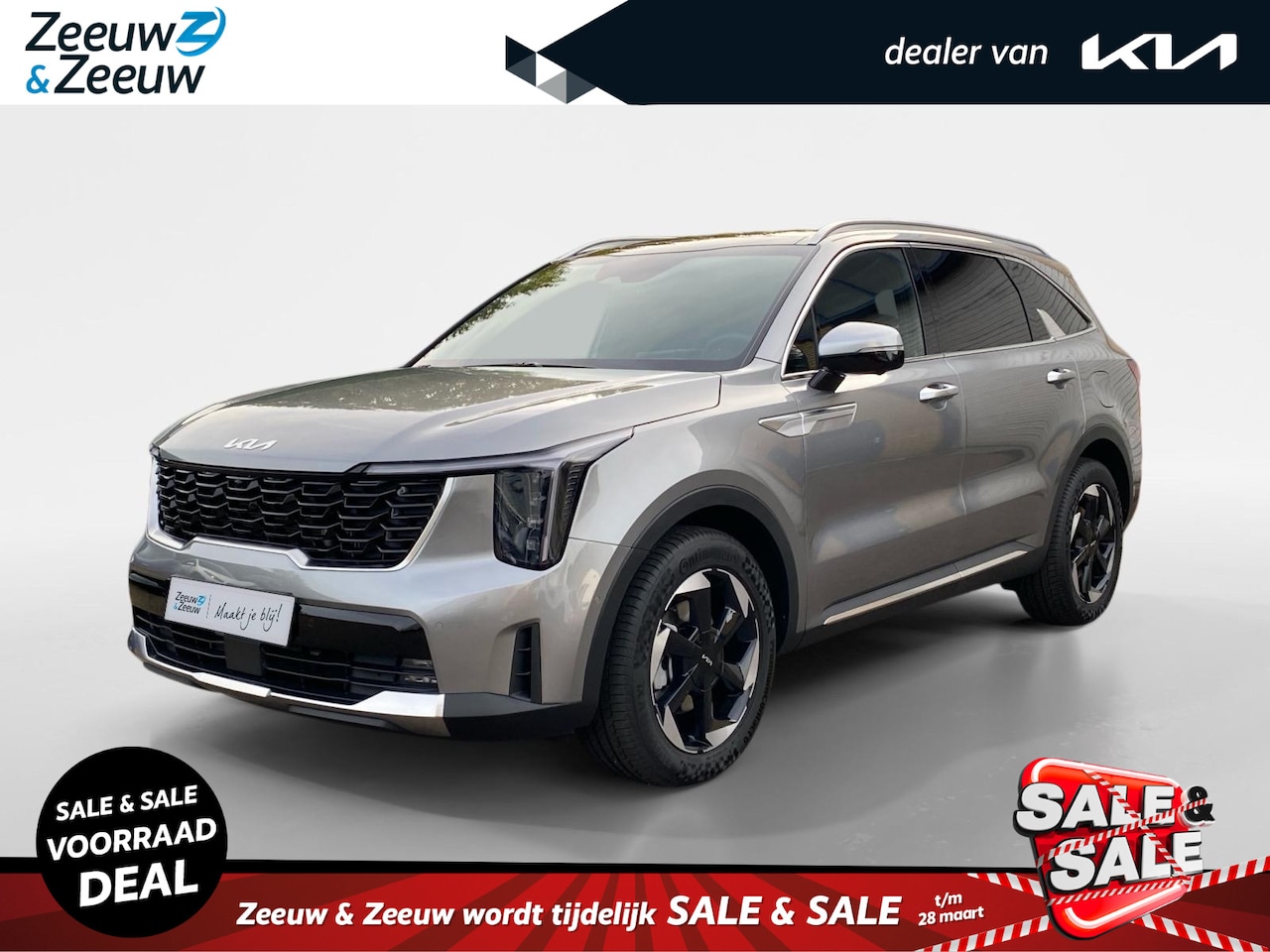 Kia Sorento - 1.6 T-GDi Plug-in Hybrid 4WD ExecutiveLine 7p. UIT VOORRAAD LEVERBAAR | 253 pk | Head-up d - AutoWereld.nl