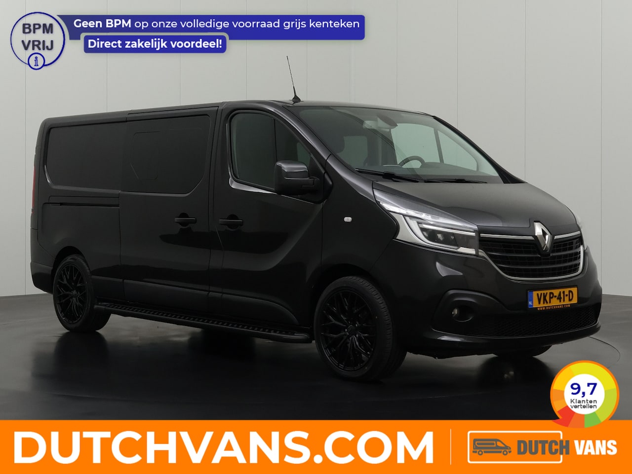 Renault Trafic - 170PK Automaat Lang Dubbele Cabine Luxe | 2xSchuifdeur | Navigatie | Camera | Trekhaak - AutoWereld.nl