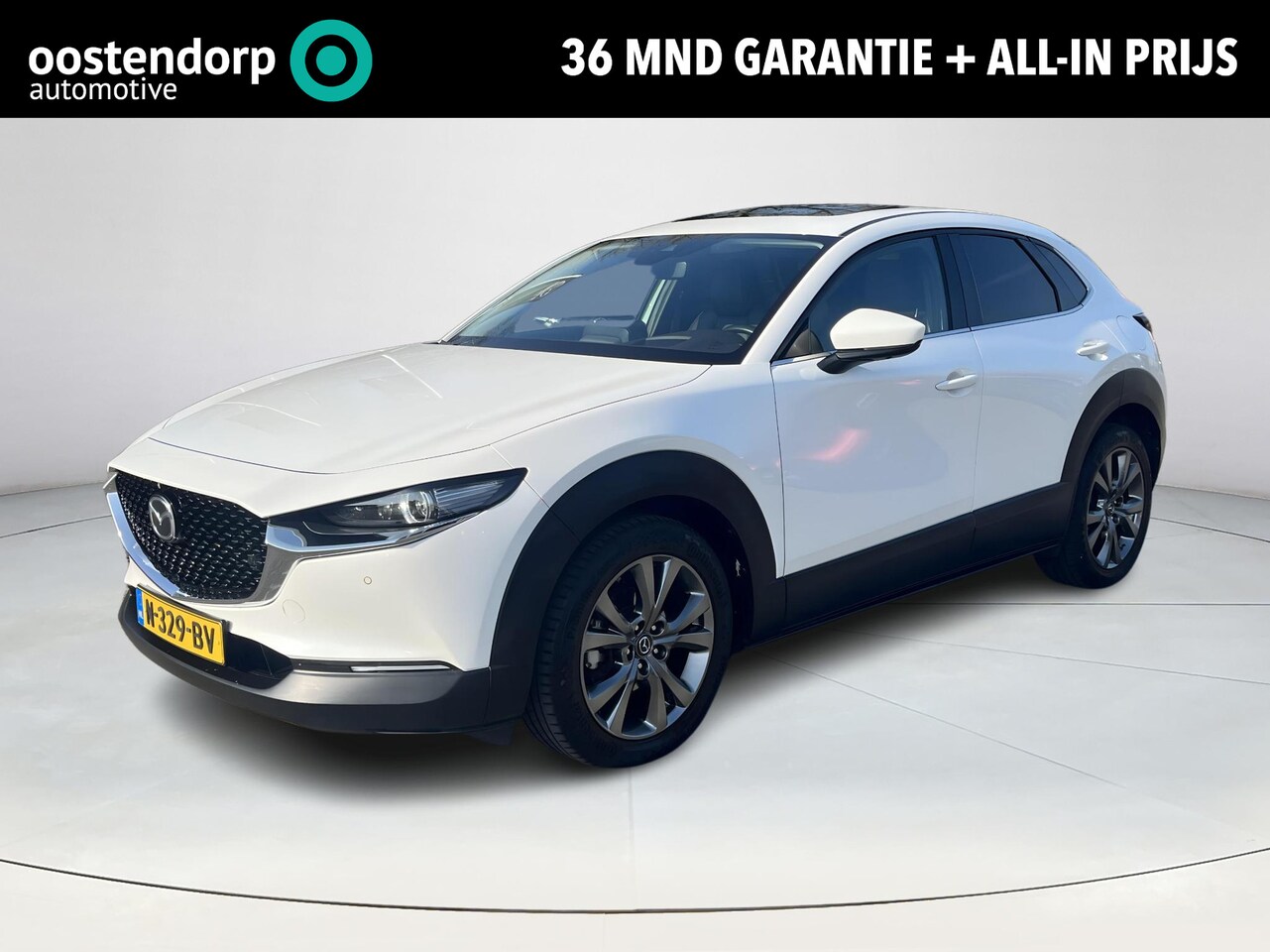 Mazda CX-30 - 2.0 e-SkyActiv-X M Hybrid Luxury | Elektrisch glazen schuif-/kanteldak | Trekhaak | - AutoWereld.nl