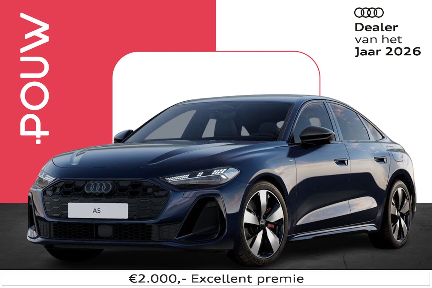 Audi A5 Limousine - 2.0 e-hybrid 299pk quattro S Edition | Tech Plus | Trekhaak - AutoWereld.nl