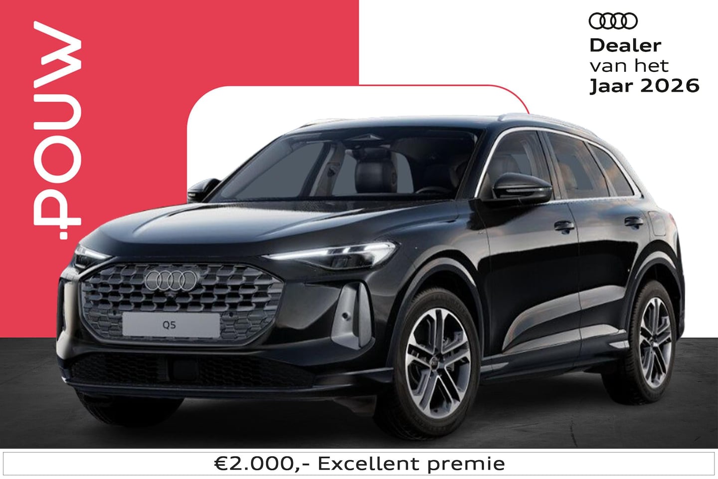 Audi Q5 - 2.0 TFSI 299pk e-hybrid quattro Advanced edition | LMV 19" | Trekhaak - AutoWereld.nl