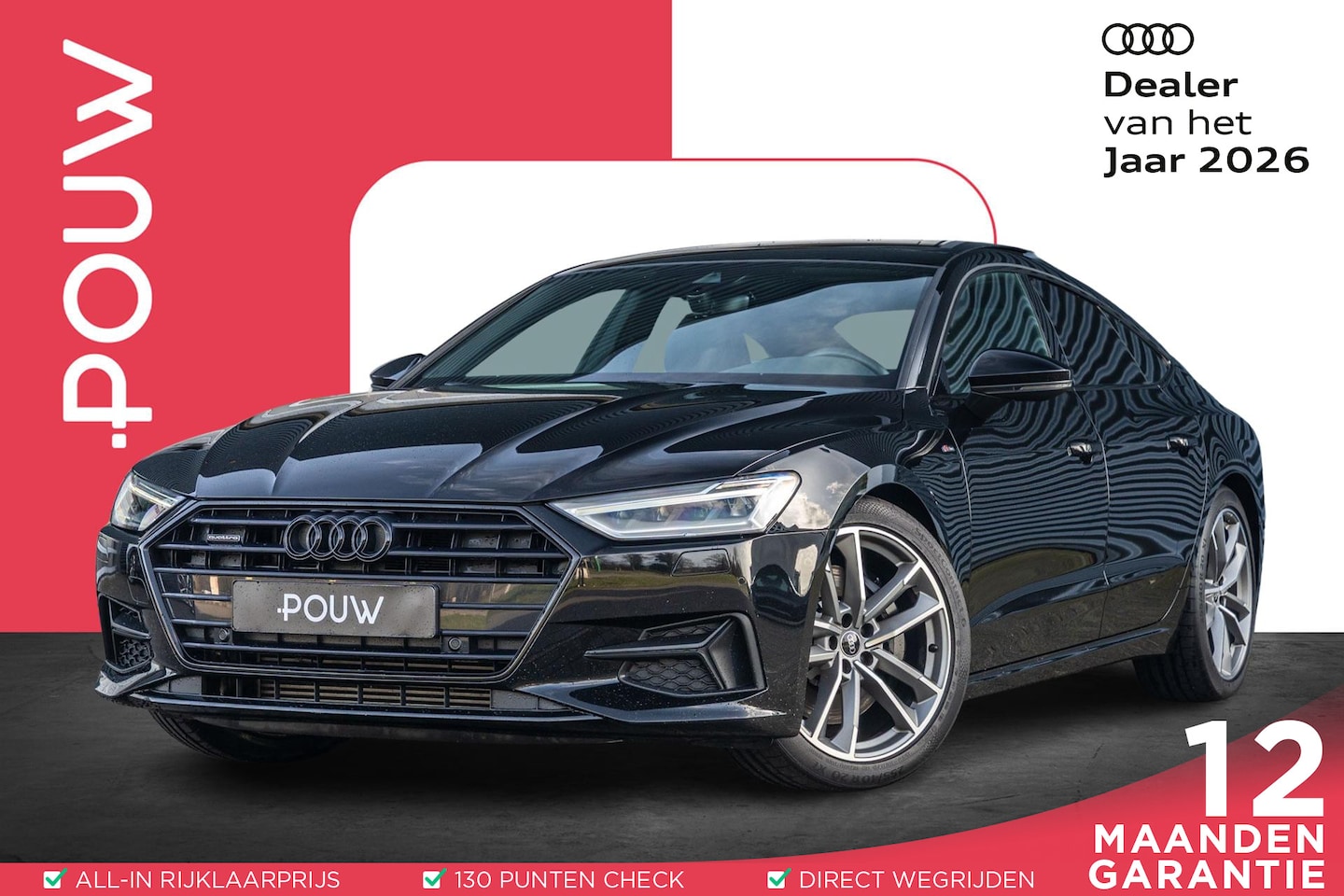 Audi A7 Sportback - 50 TFSIe 299pk PHEV quattro Pro Line S | SoH 99% | Panoramadak | Stoelverwarming | Achteru - AutoWereld.nl