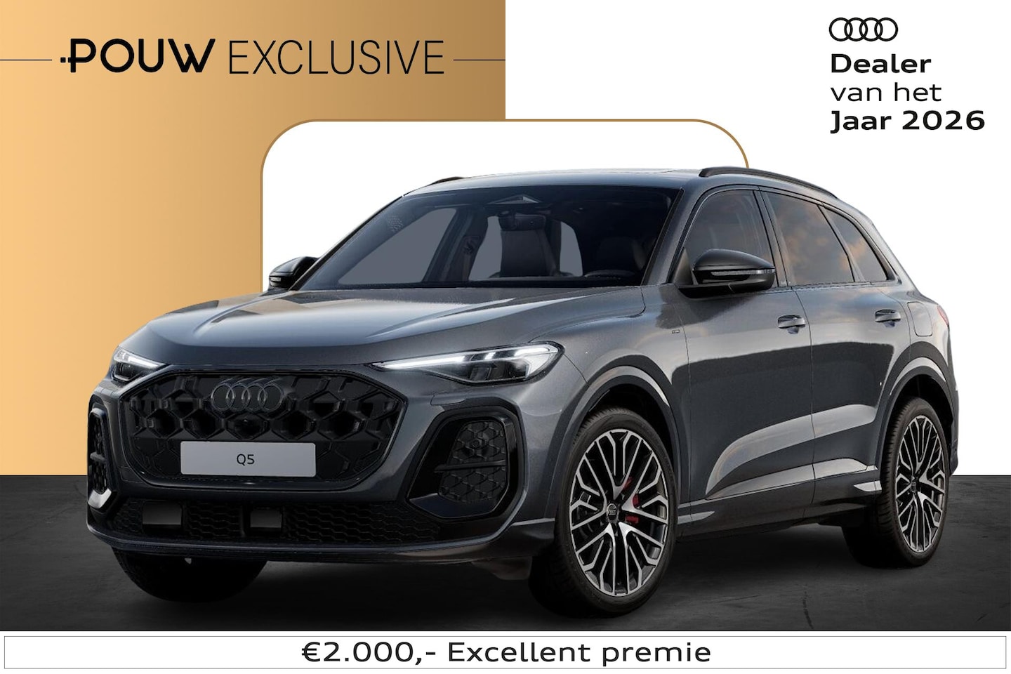 Audi Q5 - 2.0 TFSI e-hybrid quattro S Edition Competition | 21" Velgen | Head-up Display - AutoWereld.nl