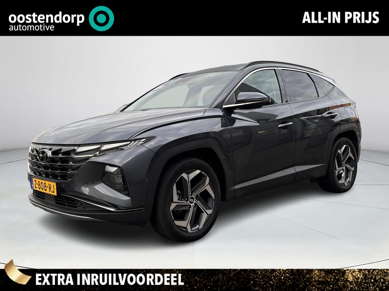 Hyundai Tucson - 1.6 T-GDI PHEV Premium 4WD | Lederen bekleding | Stoel- en stuurverwarming | 4WD | Navigat - AutoWereld.nl