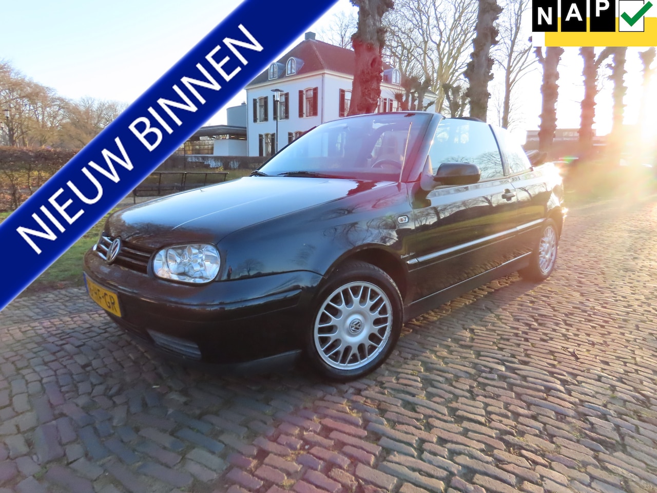 Volkswagen Golf Cabriolet - 2.0 Highline Leer Stuurbekrachtiging 15 inch BBS Velgen - AutoWereld.nl