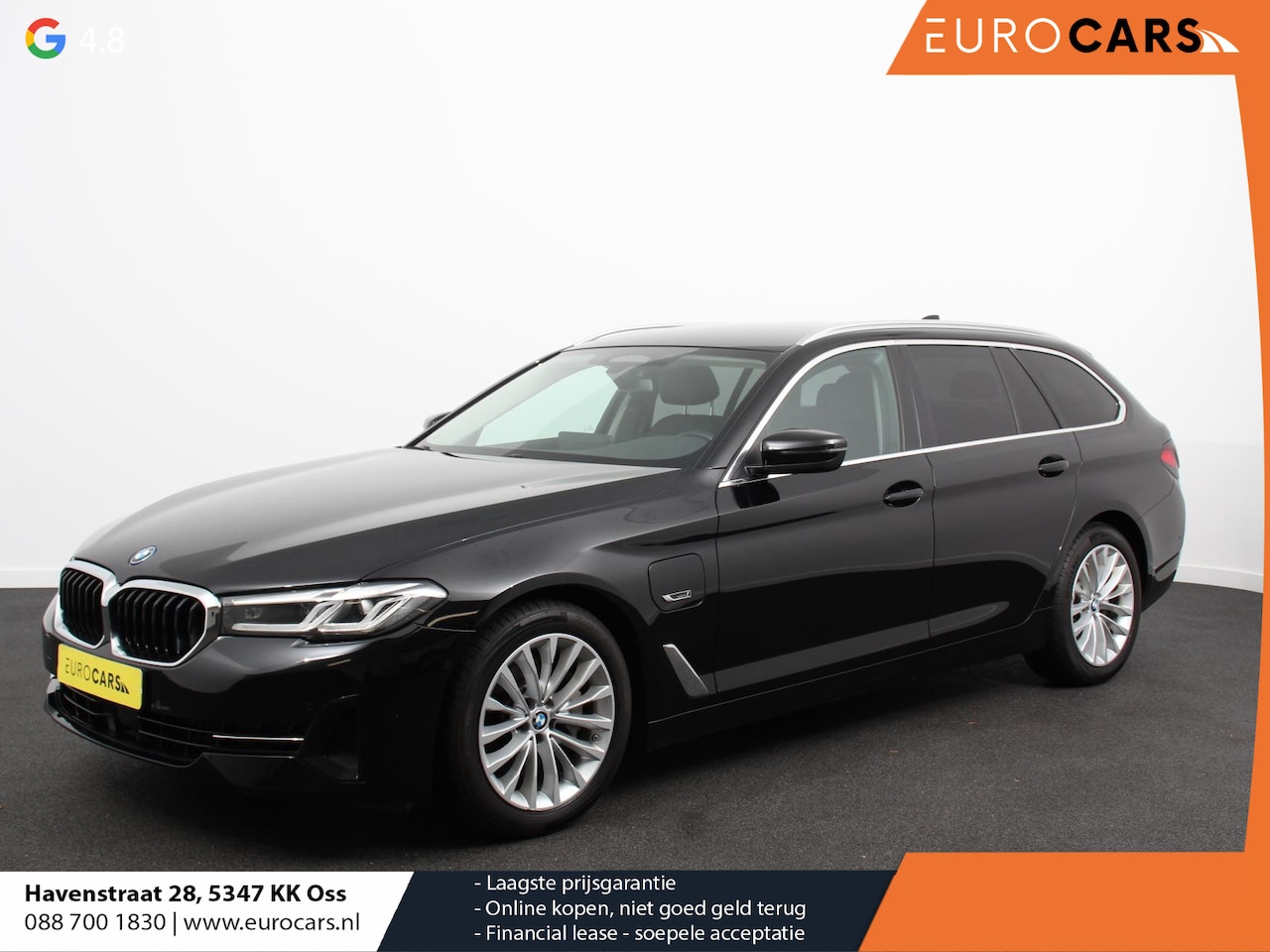 BMW 5-serie Touring - 530e Business PHEV AUTOMAAT | Adaptive cruise control | LED | Leder | Navigatie | Stoelver - AutoWereld.nl