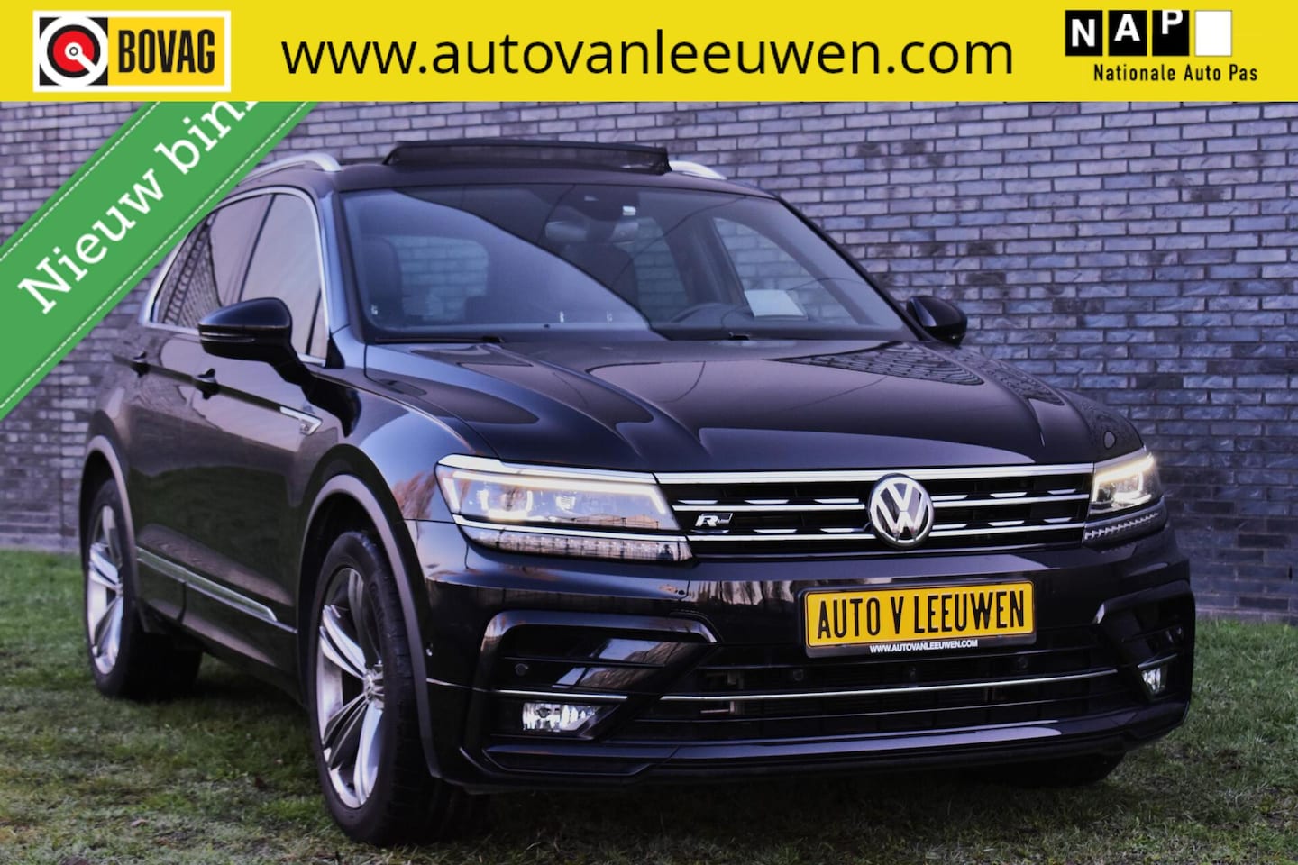 Volkswagen Tiguan - 1.5 TSI ACT Highline Exlusive R-Line FULL OPTIONS! PANORAMA/DYNAUDIO/VOL LEDER/STOELMEMORY - AutoWereld.nl