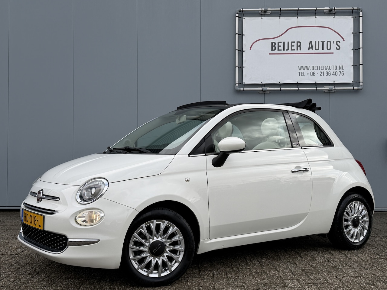 Fiat 500 C - 0.9 TwinAir Turbo Lounge Automaat/Bluetooth/Airco/15inch. - AutoWereld.nl