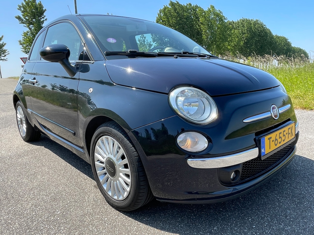 Fiat 500 - 0.9 TwinAir Lounge Panodak, Airco, LM velgen - AutoWereld.nl