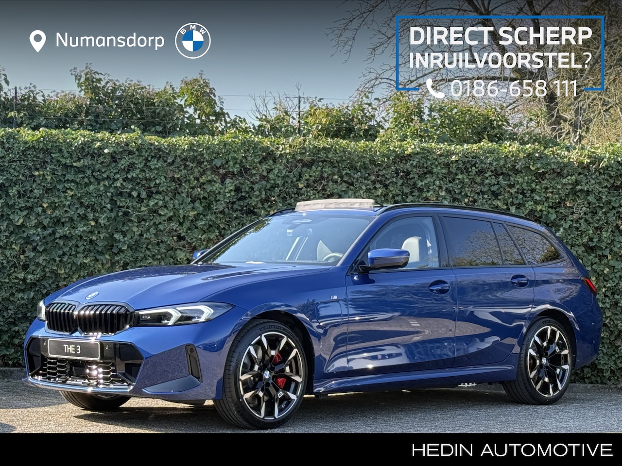 BMW 3-serie Touring - 330e | M-Sport Pro | Le Mans Blue | 19'' | Panorama. | Harman/Kardon | Elek. stoel. | Adap - AutoWereld.nl