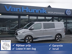 Ford Transit Custom - 320S 2.5 PHEV Hybride 233PK DC Sport AUT BPM VRIJ Navi, ACC, 360° Cam, 19" LM, 2x Schuifde