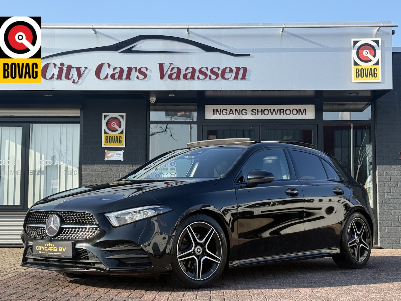 Mercedes-Benz A-klasse - 200 AMG-Line Launch Edition Premium automaat pano navi climate tcr cruise ctr leder lmv 18 - AutoWereld.nl