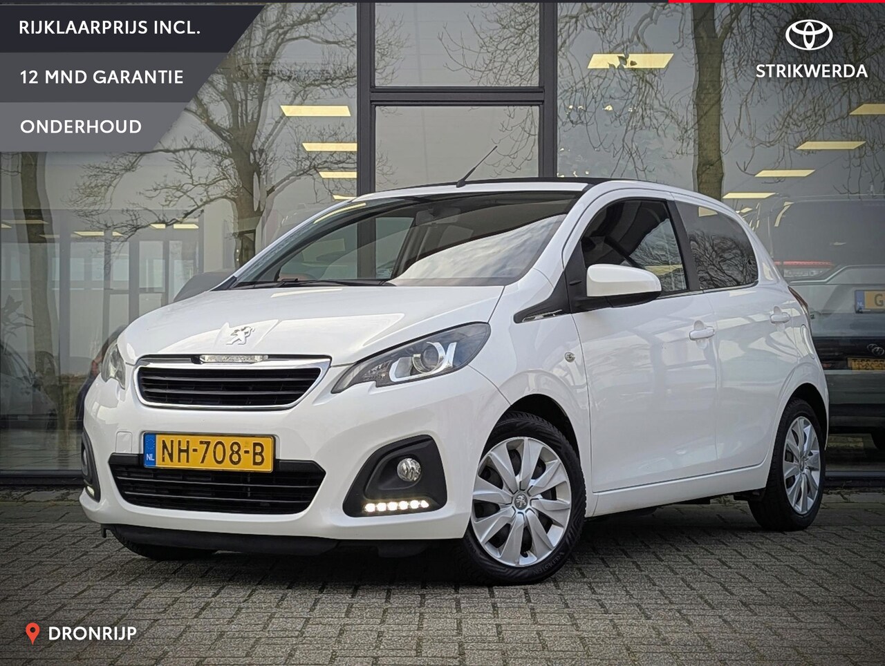 Peugeot 108 - 1.0 e-VTi Active TOP! | Cabrio | Airco | Elek. ramen | Led | Bluetooth - AutoWereld.nl