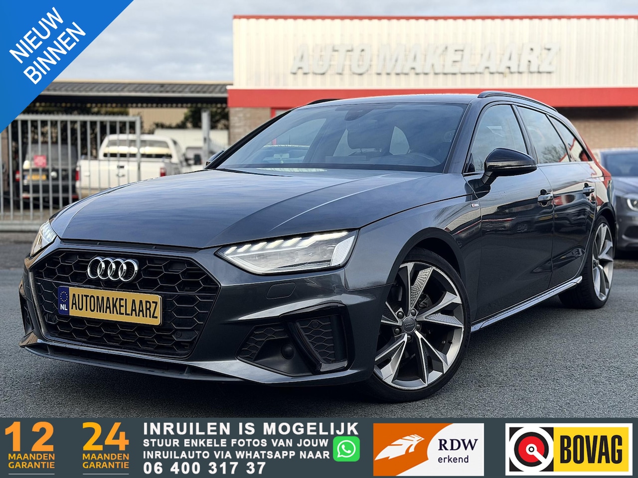 Audi A4 Avant - 35 TFSI S-LINE LED MATRIX HUD LANE BLINDSP. - AutoWereld.nl