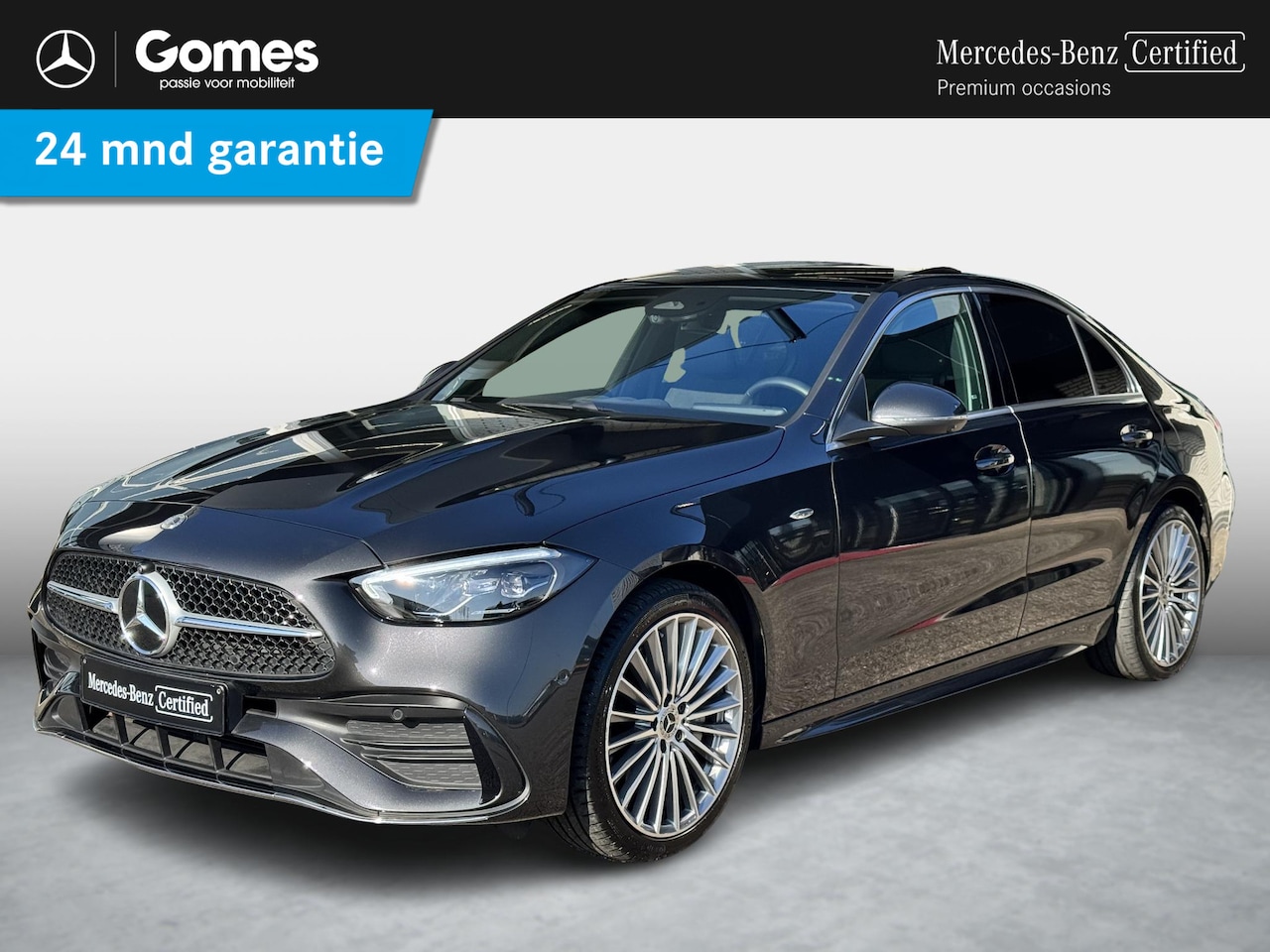 Mercedes-Benz C-klasse - 300 e AMG | Panoramadak | Sfeerverlichting - AutoWereld.nl