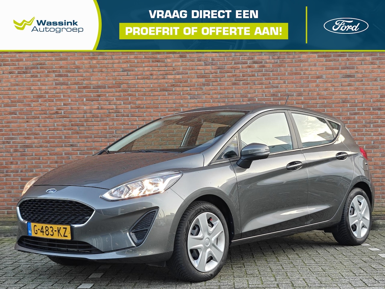 Ford Fiesta - 1.1 85pk 5dr Trend | Airco | Navigatie | Parkeersensoren Achter | - AutoWereld.nl