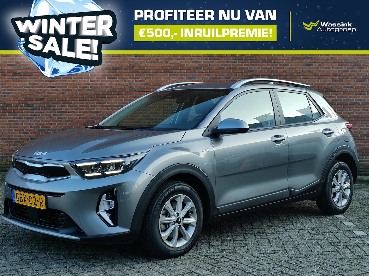 Kia Stonic - 1.0 T-GDi 100pk DynamicLine | WINTERSALE I Navigatie | Cruise Control | Climate Control | - AutoWereld.nl