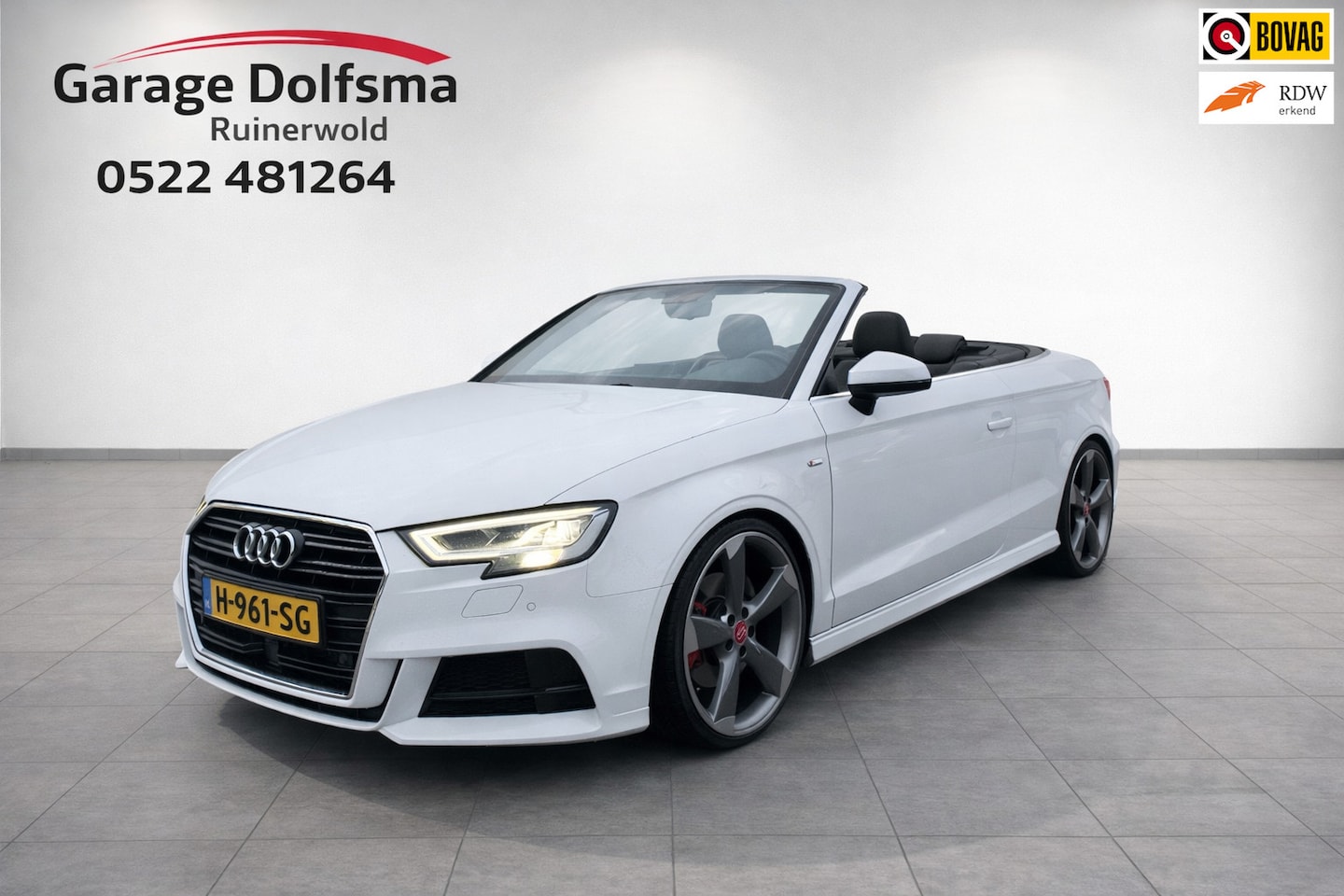 Audi A3 Cabriolet - 1.4 TFSI S LINE-Camera-Trek-Matrix-20"-Virtual -stoel/nekverw.- - AutoWereld.nl