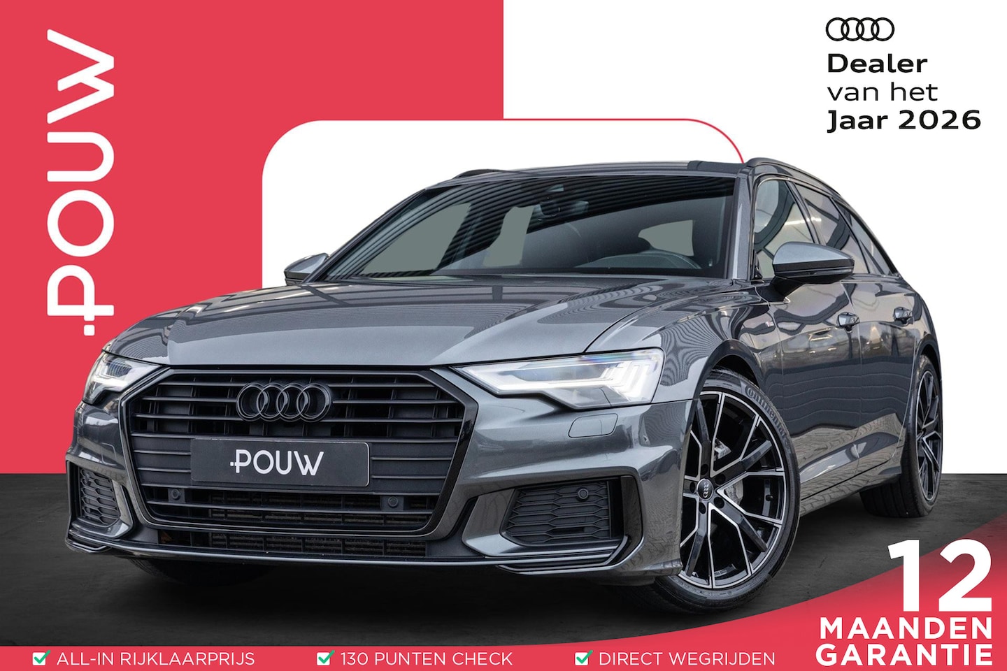 Audi A6 Avant - 40 TFSI 204pk S Edition | B&O | Geheugen Bestuurdersstoel | 20" Velgen | Achteruitrijcamer - AutoWereld.nl