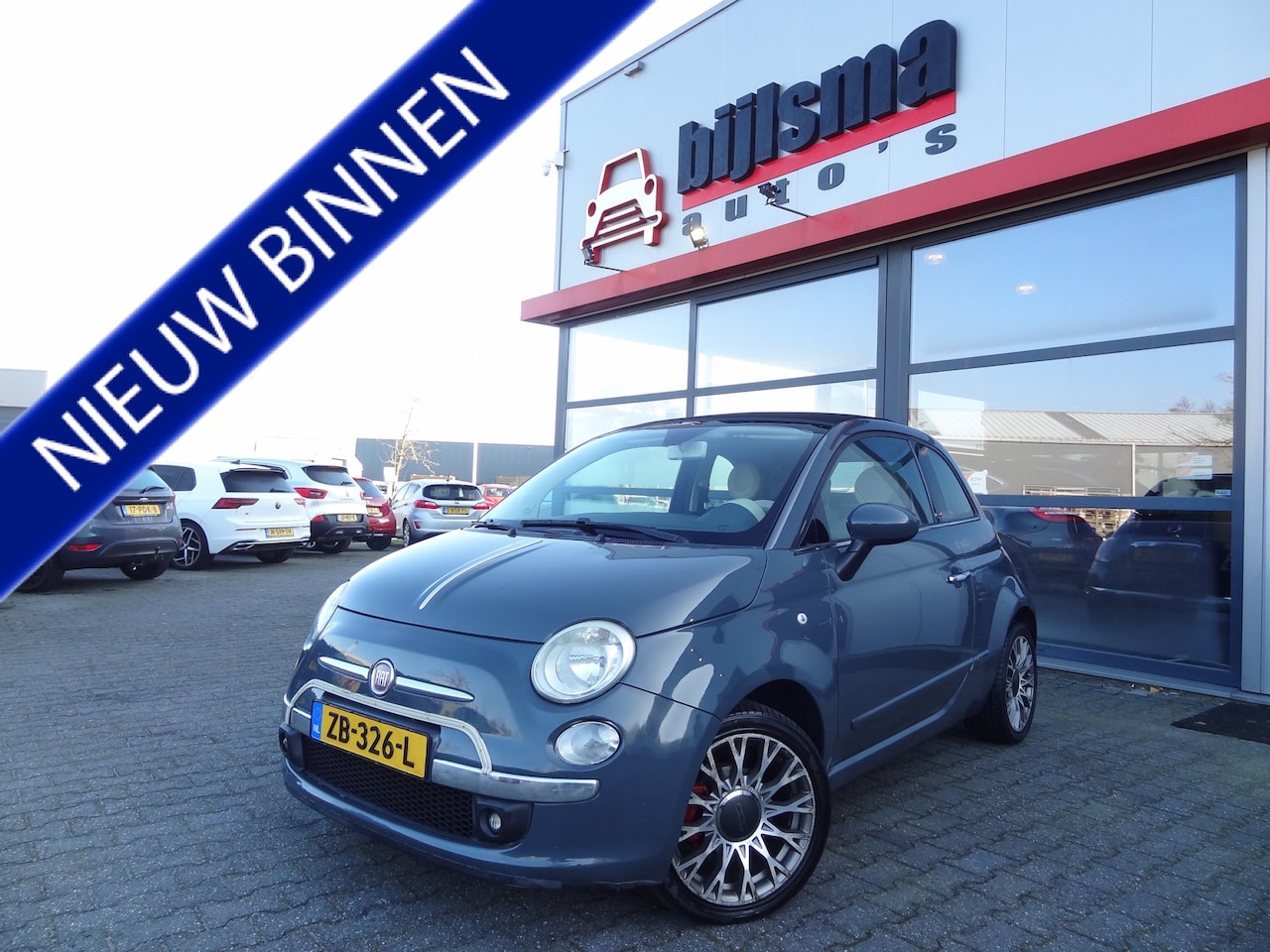 Fiat 500 - CABRIO | 1.2 Lounge | CLIMATE CONTROL | LMV | ELEKTRISCHE KAP | - AutoWereld.nl
