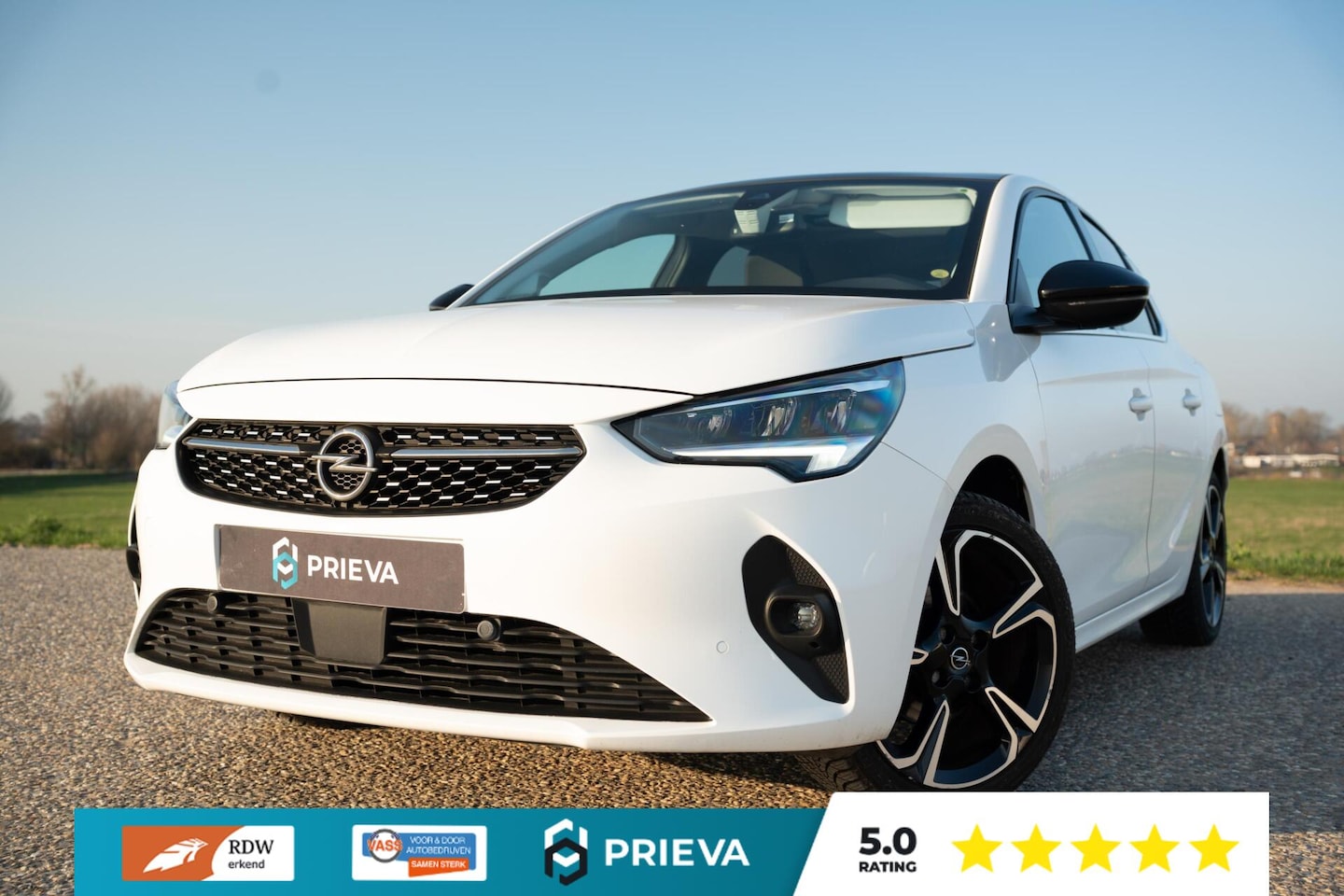 Opel Corsa - 1.2 GS-Line (Look) *PANO*CAMERA*APPLE/ANDROID*STUUR&STOELVERW* - AutoWereld.nl